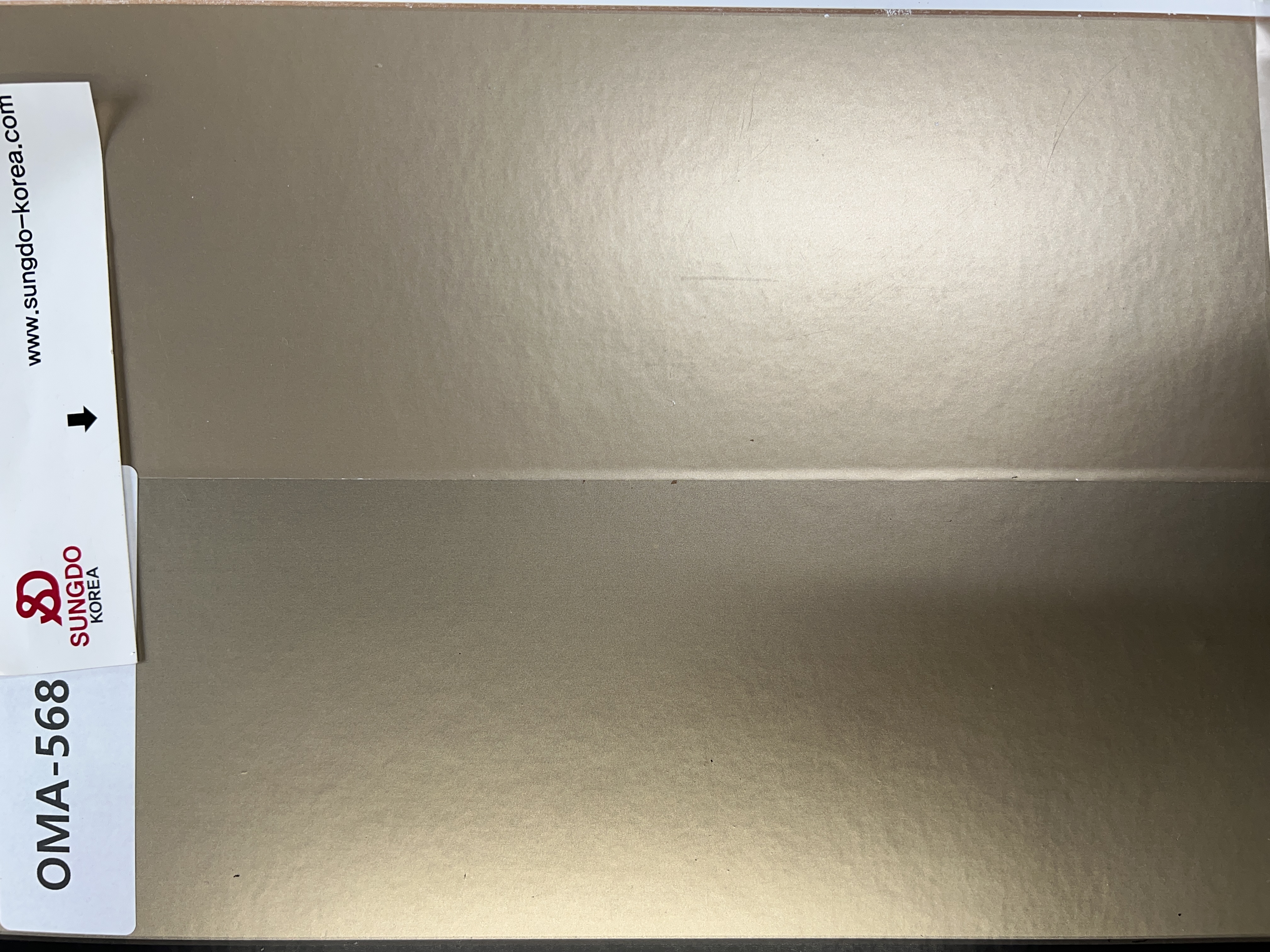 Solid metallic sample 1